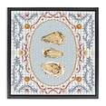 thumbnail image 1 of Stupell Industries French Country Oyster Trio on Blue Gingham Black Floating Frame Canvas Art, 18 x 18, by Vero Illustrates, 1 of 8