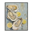 thumbnail image 1 of Stupell Industries Oysters & Lemon Slices Food & Beverage Painting Black Framed Art Print Wall Art, 11 x 14, 1 of 2