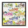thumbnail image 1 of Stupell Industries Contemporary Paint Splatter Sneakers Black Floating Frame Canvas Art, 18 x 18, by Ziwei Li, 1 of 7