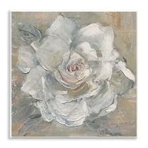 Stupell Industries Paint Streak Rose Botanical & Floral Painting Unframed Art Print Wall Art, 12 x 12