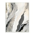 thumbnail image 1 of Stupell Industries Paint Stroke Movement Abstraction Grey Beige ,13 x 19,Designed by Lanie Loreth, 1 of 6