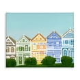 thumbnail image 1 of Stupell Industries Painted Ladies Houses Canvas Wall Art design by Evelyn Coleman, 36 x 48, 1 of 7
