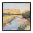 thumbnail image 1 of Stupell Industries Transitional Painted Plateau River Reflection Black Framed Giclee Art, 12 x 12, by Petals Prints Design, 1 of 8