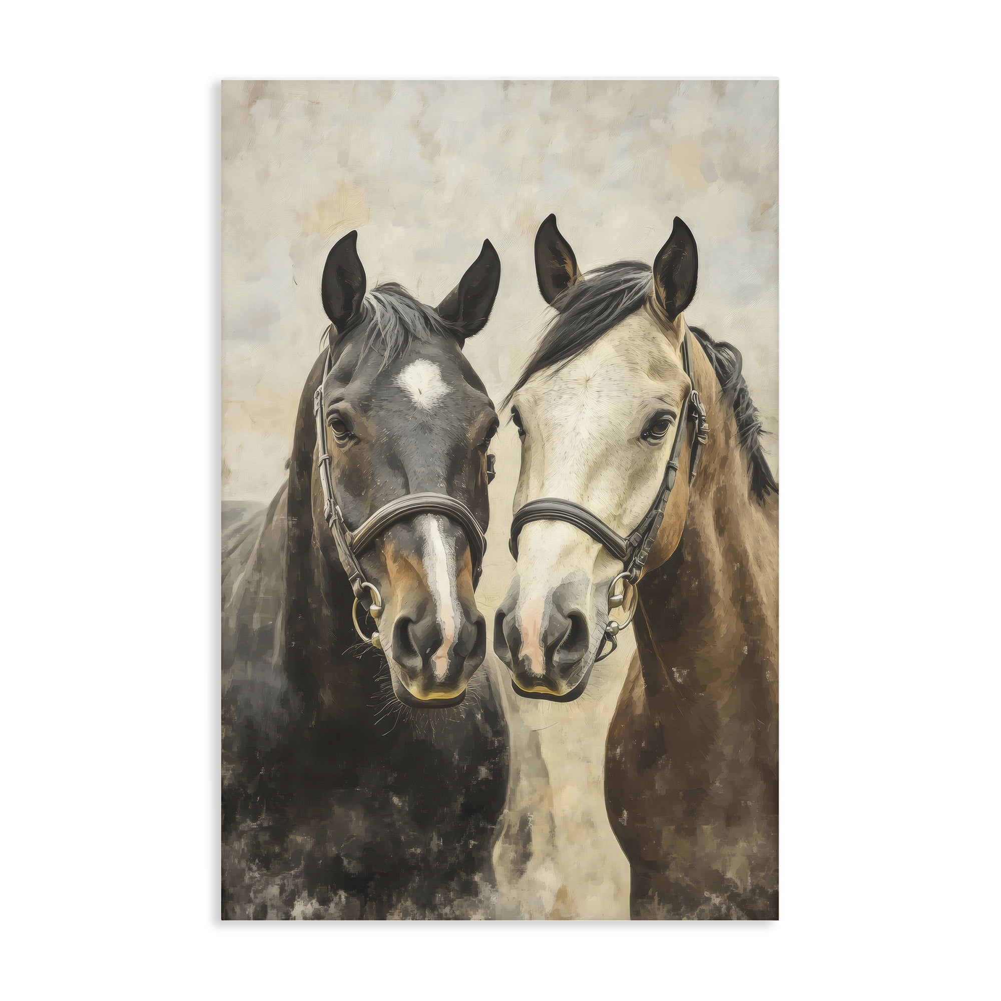 Stupell Industries Pair of Horses in Harmony Canvas Wall Art, design by Creative Studio