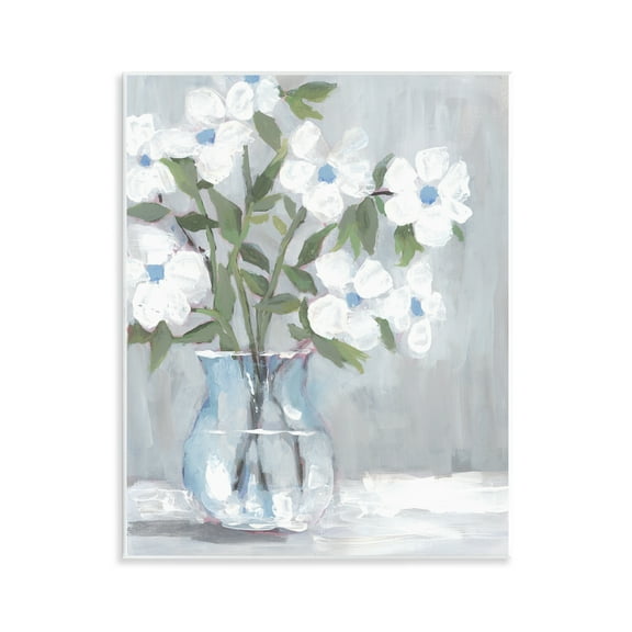 Stupell Industries Pale Blossom Bouquet Botanical & Floral Painting Unframed Art Print Wall Art, 11 x 14