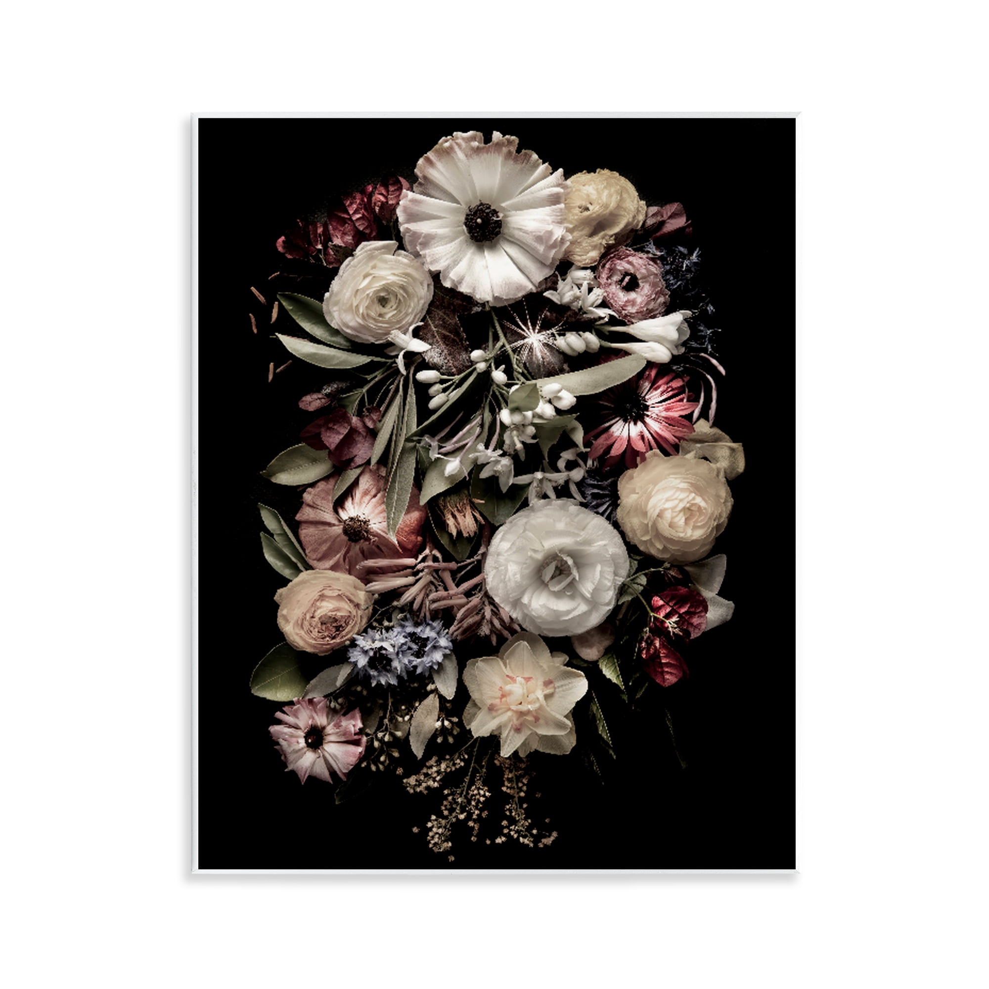 Stupell Industries Pale Yellow Roses Cluster Wall Plaque Art, design by Carl Kravats