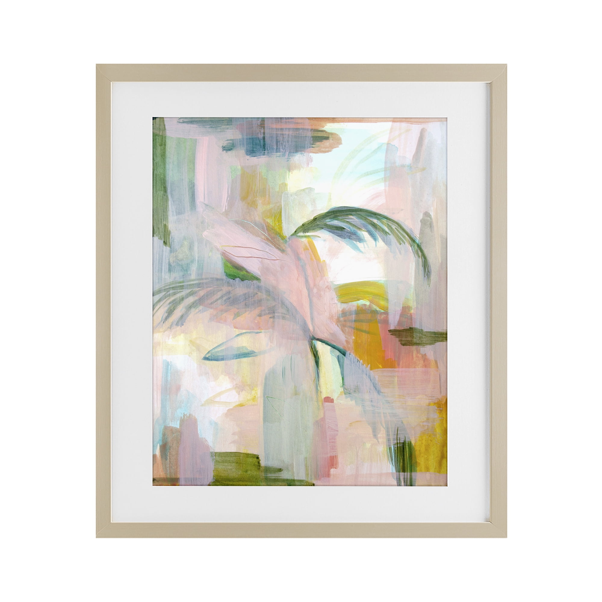 Stupell Industries Palm City Expression Birch Framed Print Under Glass, design by Gemma Bardot