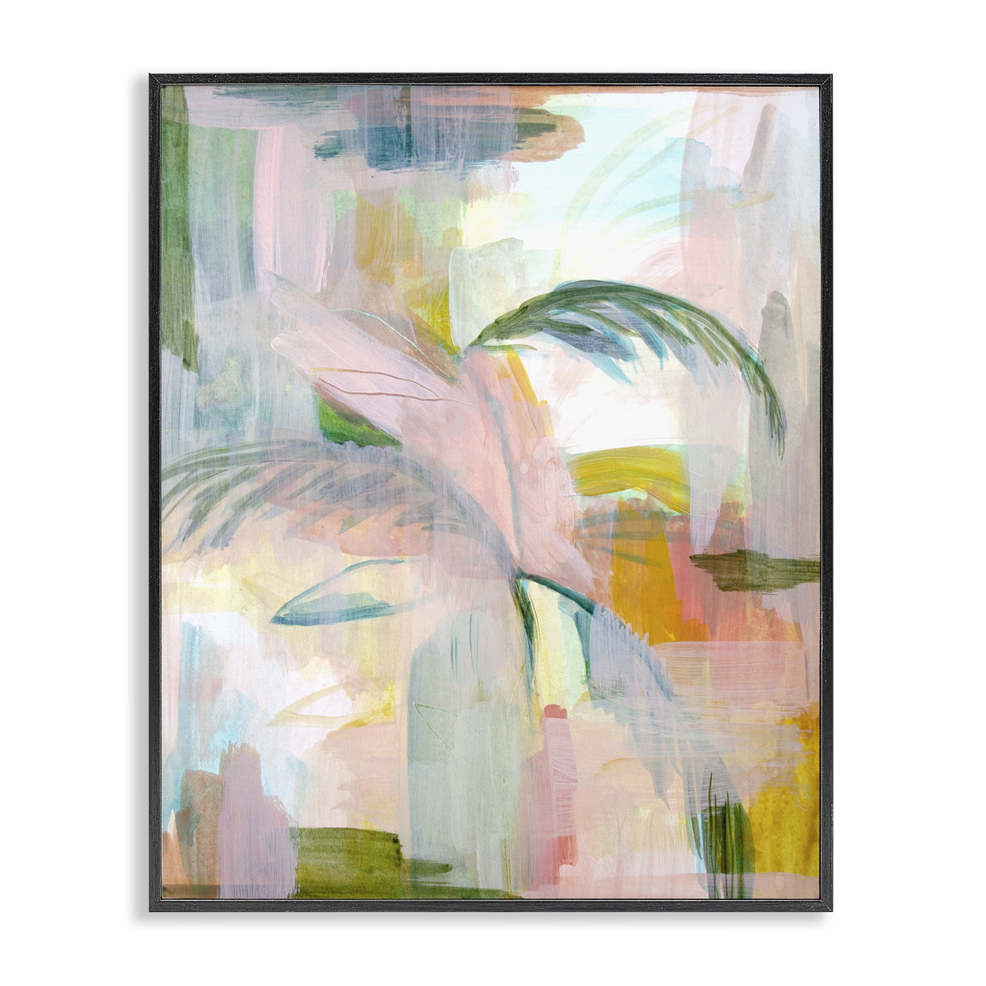 Stupell Industries Palm City Expression Black Framed Giclee Art, design by Gemma Bardot