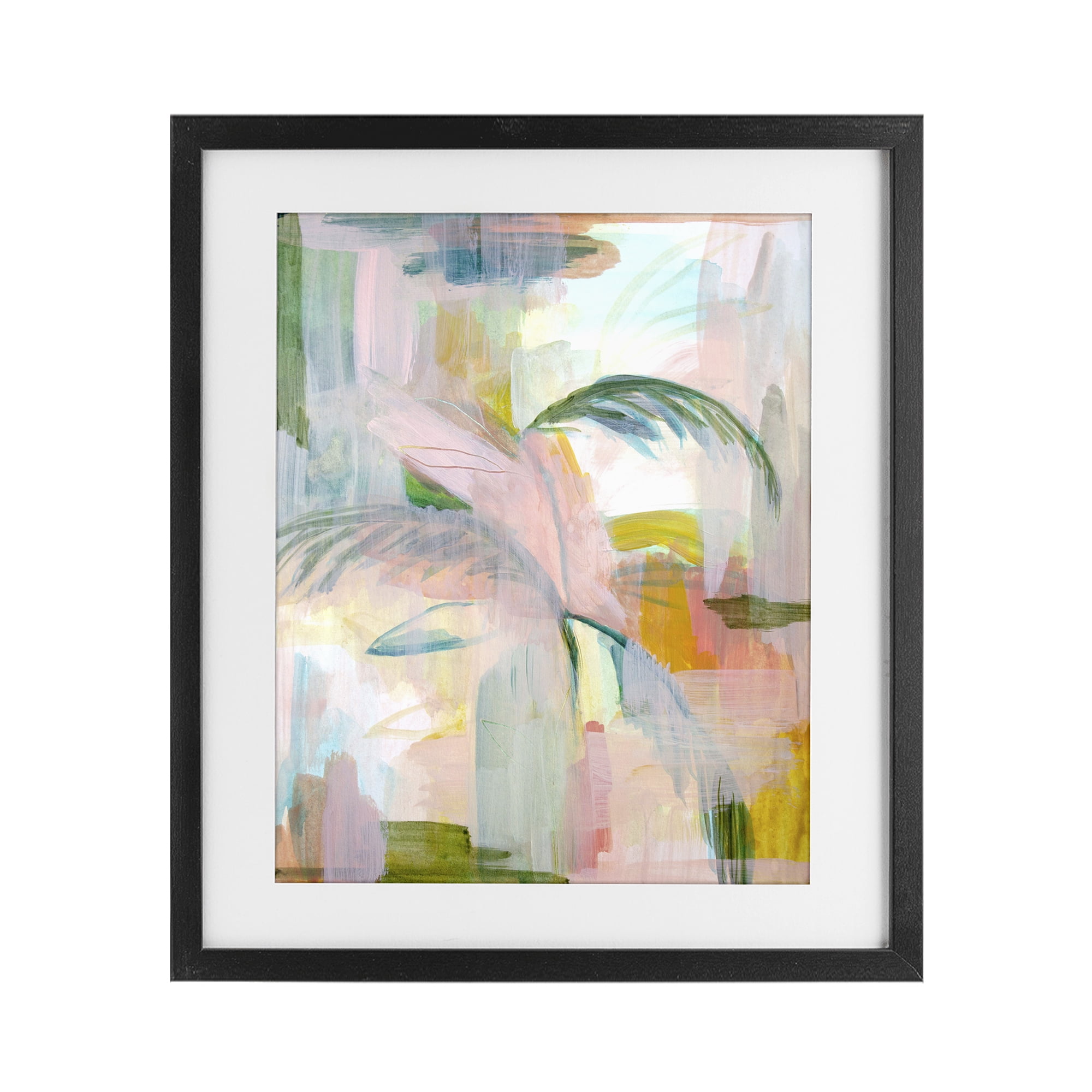 Stupell Industries Palm City Expression Black Framed Print Under Glass, design by Gemma Bardot