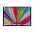 thumbnail image 1 of Stupell Industries Contemporary Palm Fan In Spectrum Black Floating Frame Canvas Art, 25 x 17, by Chromatic Storm Studio, 1 of 8