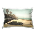 thumbnail image 1 of Stupell Industries Palm Lined Beach Decorative Printed Throw Pillow Design by Noah Bay., 1 of 6
