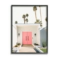 thumbnail image 1 of Stupell Industries Palm Springs Pink Door Botanical & Floral Photography Black Framed Art Print Wall Art, 24 x 30, 1 of 8