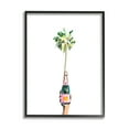 thumbnail image 1 of Stupell Industries Palm Tree Champagne Food & Beverage Painting Black Framed Art Print Wall Art, 16 x 20, 1 of 9