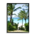 thumbnail image 1 of Stupell Industries Palm Trees Near Beach Nature Photography Black Framed Art Print Wall Art, 24 x 30, 1 of 8
