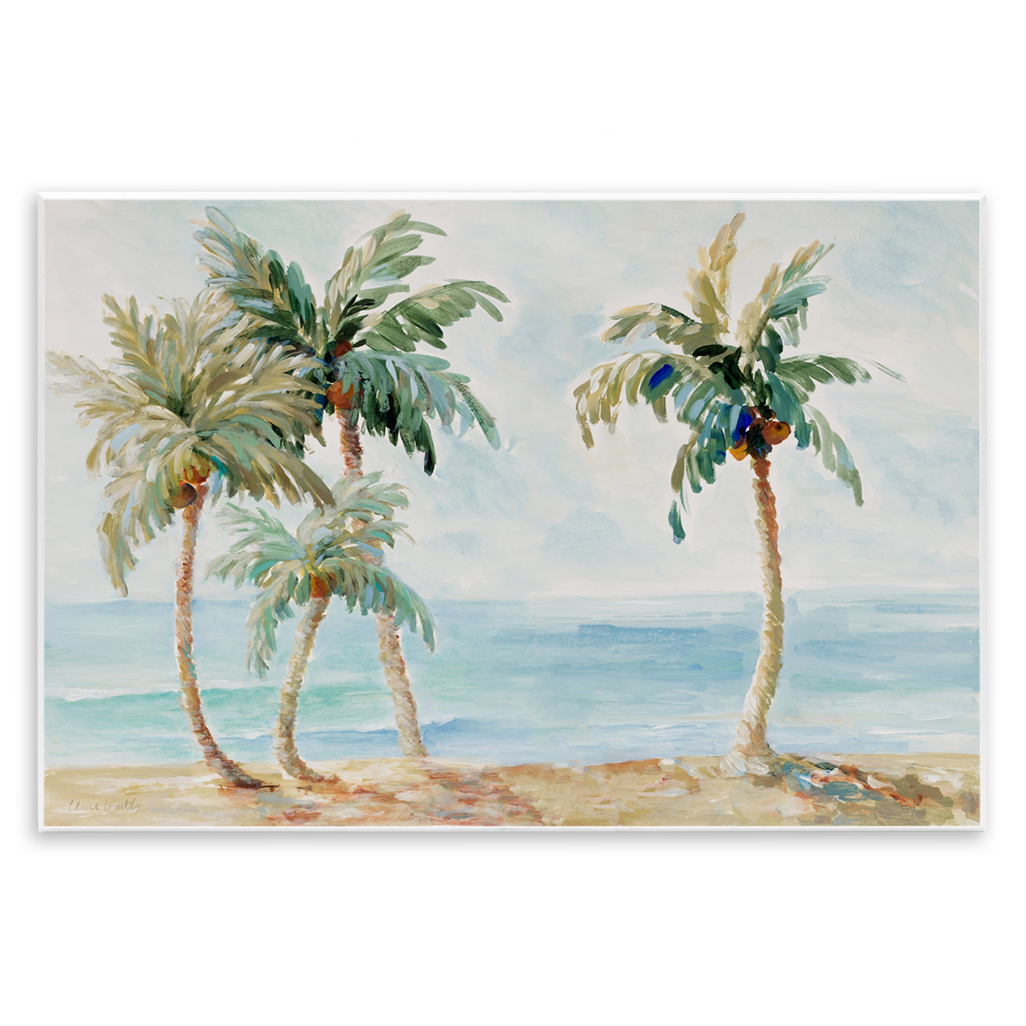 Stupell Industries Palm Trees in Paradise Wall Plaque Art, design by Lanie Loreth