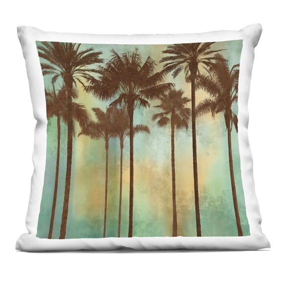 Stupell Industries Palm Trees over Gradient Design by John Seba Throw Pillow
