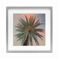 thumbnail image 1 of Stupell Industries Coastal Palm Up Against Sunset Gray Framed Print Under Glass, 13 x 13, by Susan Jill, 1 of 7