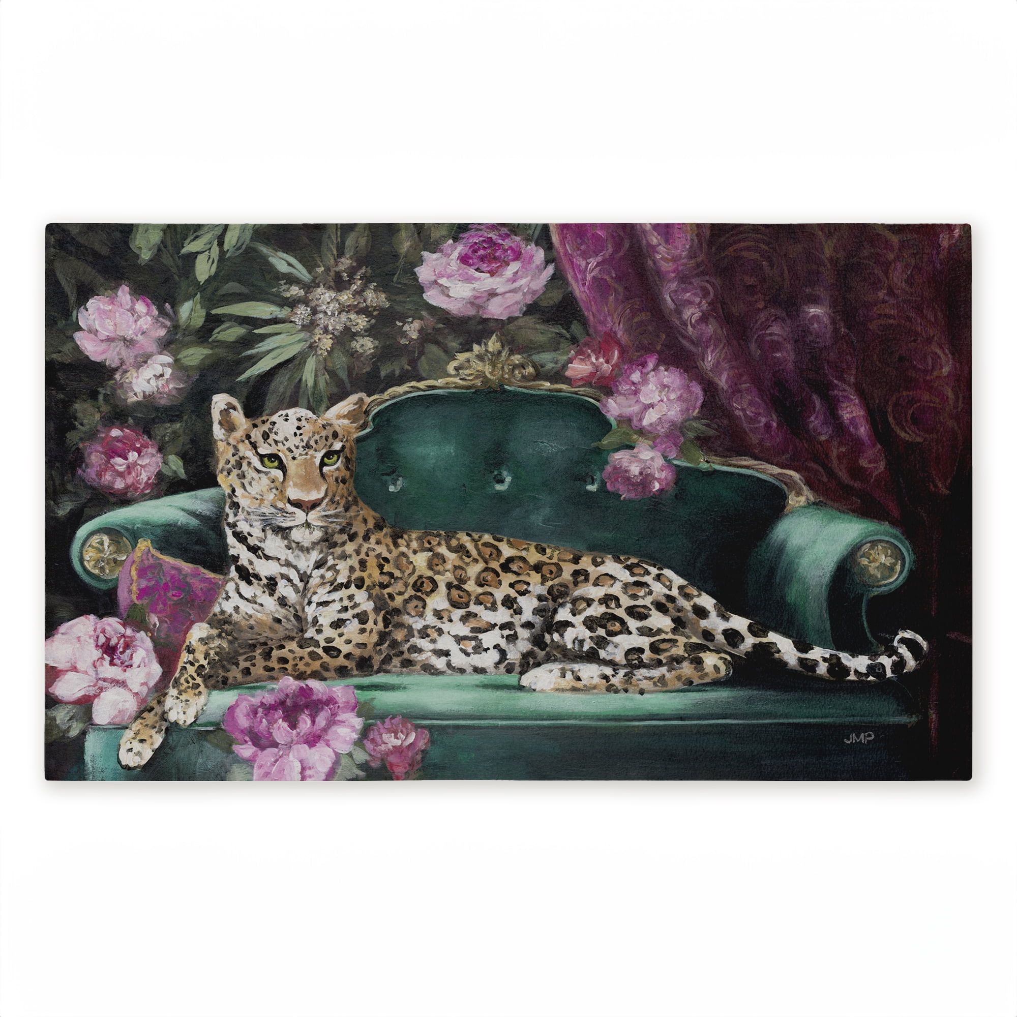 Stupell Industries Pampered Pet Cheetah Printed Outdoor Door Floor Mat, design by Julia Purinton