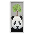 thumbnail image 1 of Stupell Industries Panda Bear & Tree Nature Portrait Animals & Insects Painting Gray Framed Art Print Wall Art, 1 of 7