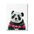 thumbnail image 1 of Stupell Industries Panda in Holiday Sweater Holiday Painting Gallery Wrapped Canvas Art Print Wall Art, 16 x 20, 1 of 8