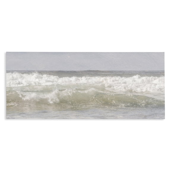 Stupell Industries Panoramic Breaking Waves Canvas Wall Art, design by Melissa McClain