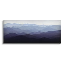 Stupell Industries Panoramic Mountains Layered Peaks Photograph Gallery Wrapped Canvas Print Wall Art, Design by Ryan Fowler