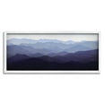 thumbnail image 1 of Stupell Industries Panoramic Mountains Layered Peaks Photograph White Framed Art Print Wall Art, Design by Ryan Fowler, 1 of 7