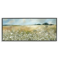 Stupell Industries Panoramic Prairie Horses Landscape & Nature Photography Black Framed Art Print Wall Art, 24 x 10