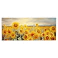 thumbnail image 1 of Stupell Industries Panoramic Sunflower Field Landscape & Nature Painting Unframed Art Print Wall Art, 17 x 7, 1 of 8