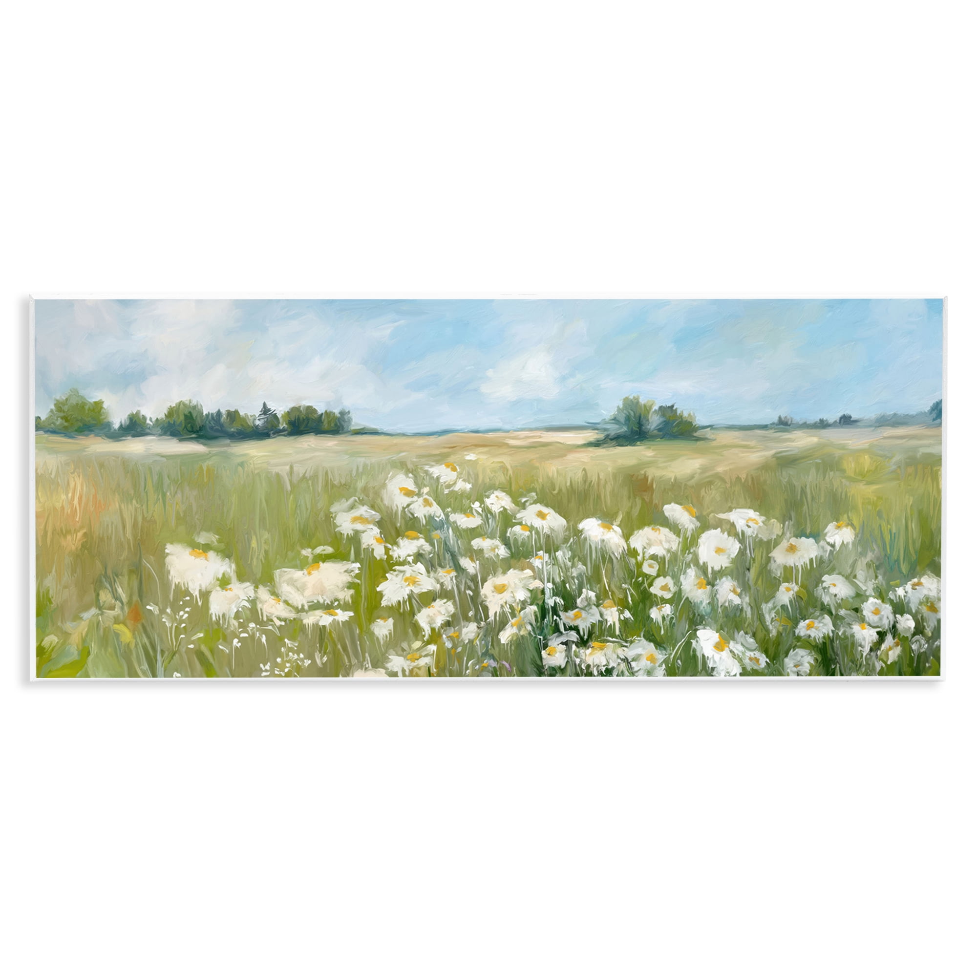 Stupell Industries Panoramic Sunlit Cliff Landscape Photography Unframed Art Print Wall Art, 17 x 7