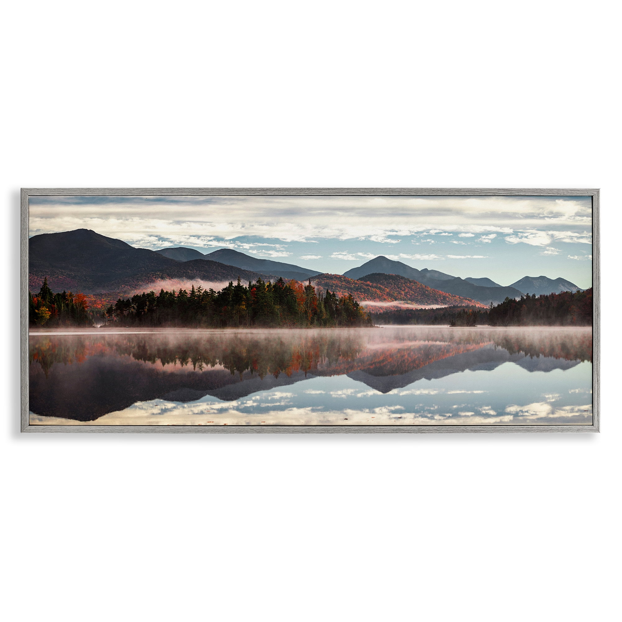 Stupell Industries Panoramic View From Boreas Ponds Gray Framed Giclee Art, design by Jonathan Zaharek
