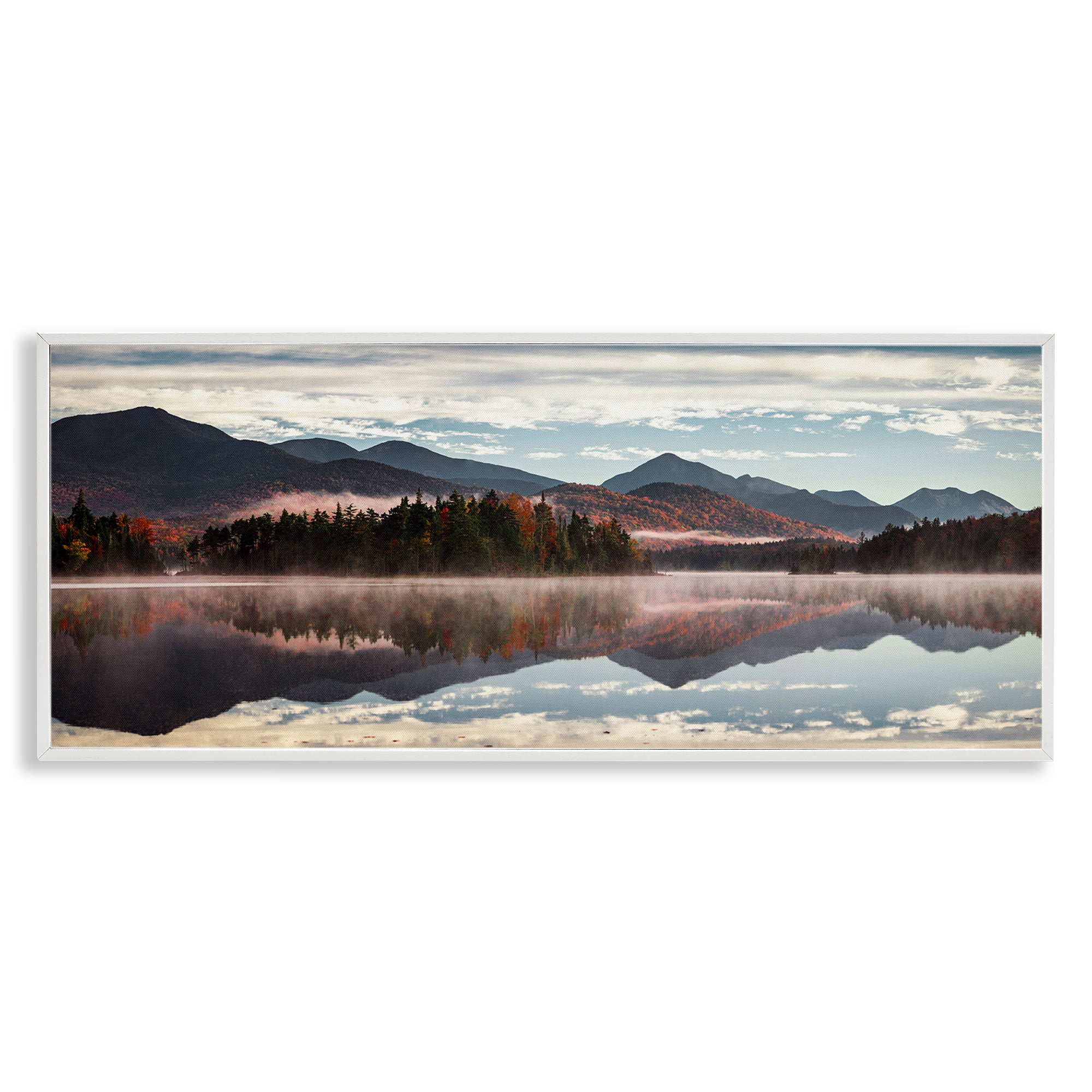 Stupell Industries Panoramic View From Boreas Ponds White Framed Giclee Art, design by Jonathan Zaharek