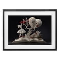 thumbnail image 1 of Stupell Industries Eclectic Paper Sculpture Style Fairytale Black Framed Print Under Glass, 20 x 14, by The Wands Want, 1 of 8