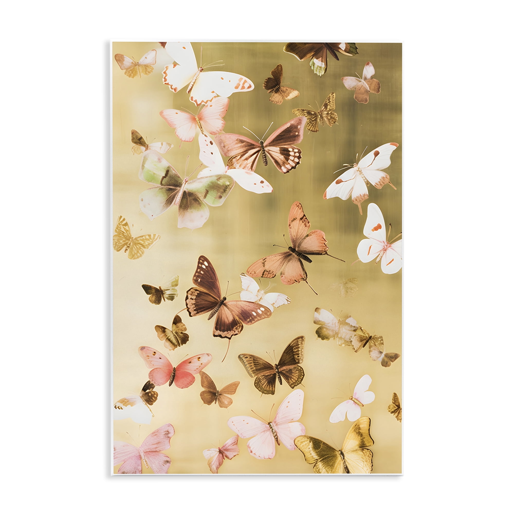 Stupell Industries Papillon Butterfly Array Animals & Insects Painting Unframed Art Print Wall Art, 13 x 19