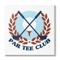 thumbnail image 1 of Stupell Industries Par Tee Club Golfing Sports Laurel Religious Painting Gallery Wrapped Canvas Print Wall Art, 1 of 5