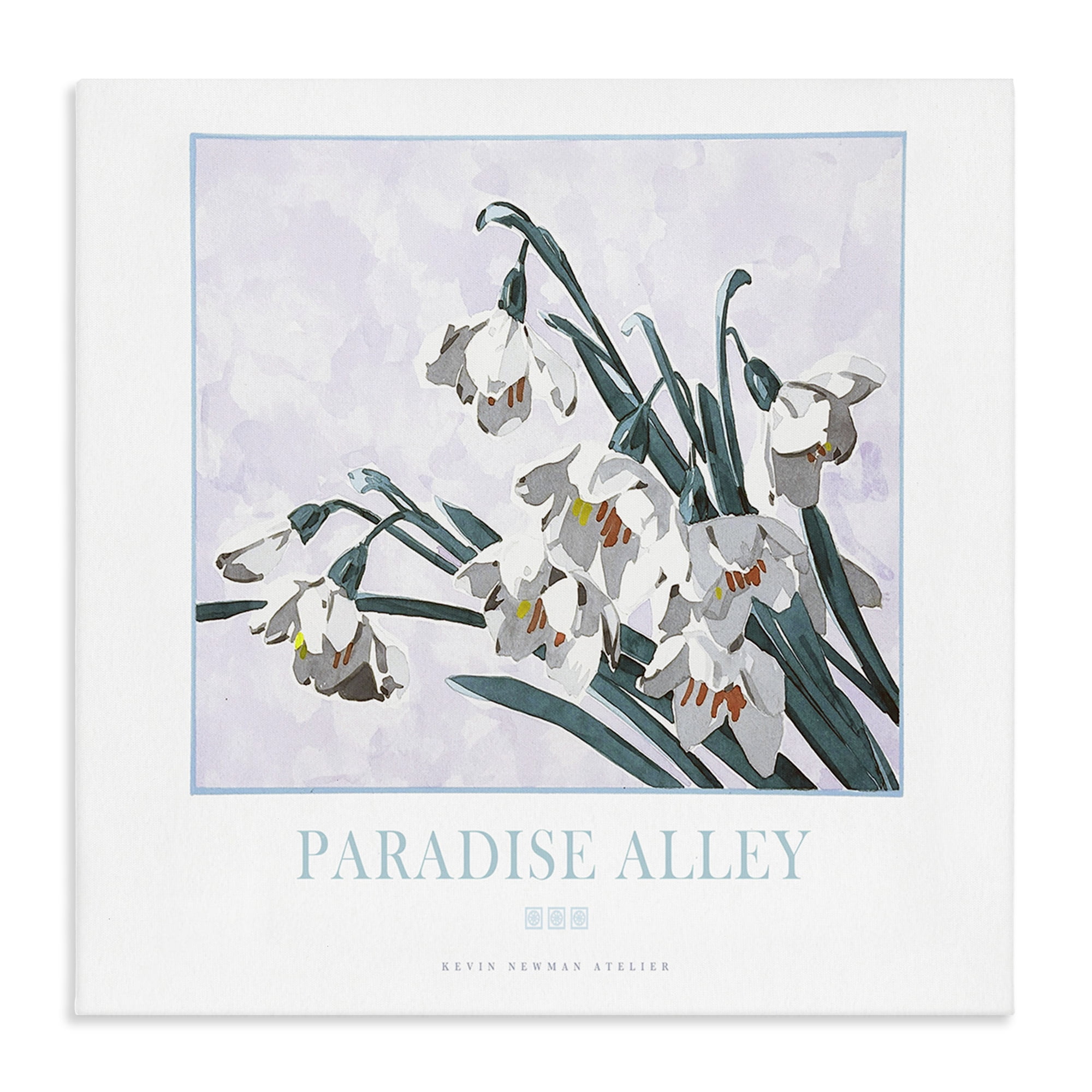 Stupell Industries Paradise Alley White Spring Blooms Canvas Wall Art, design by Jadei Graphics