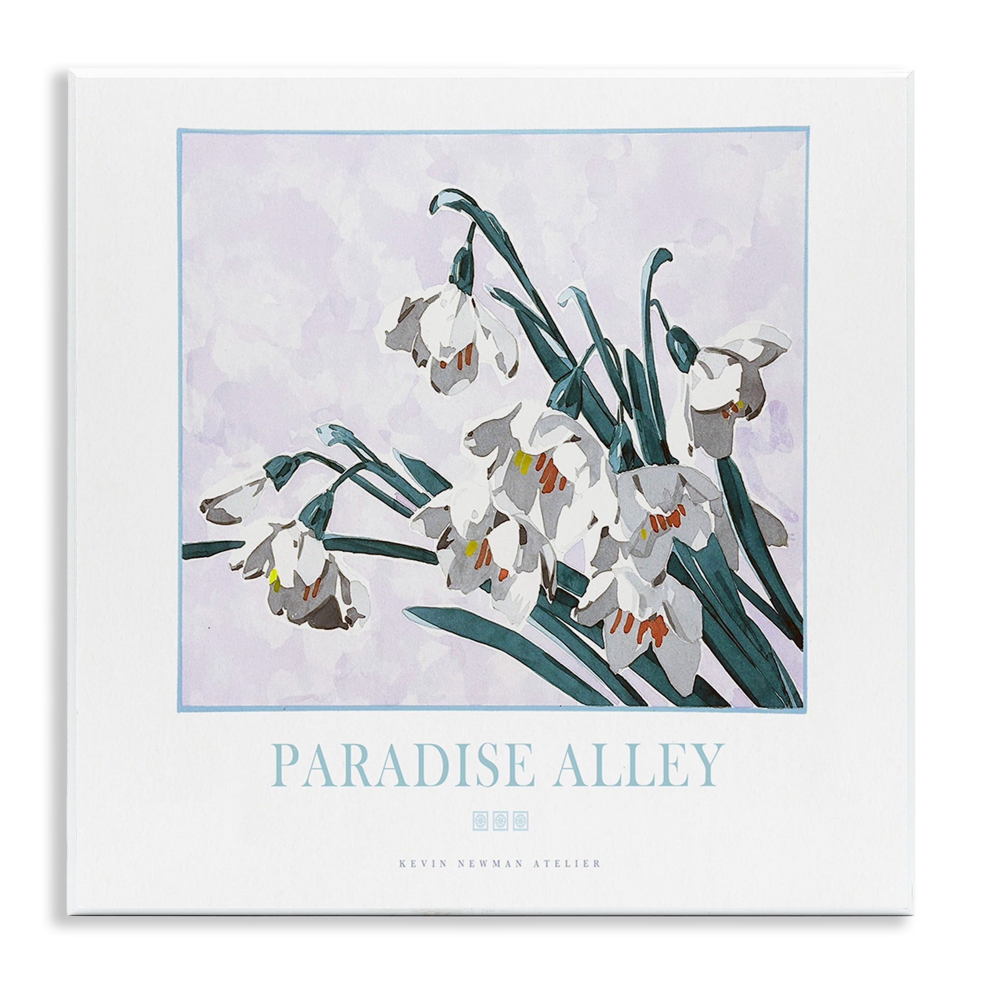 Stupell Industries Paradise Alley White Spring Blooms Wall Plaque Art, design by Jadei Graphics