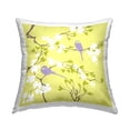 thumbnail image 1 of Stupell Industries Parakeet Perched Cherry Blossom Printed Throw Pillow Design by Evelia Designs, 1 of 4