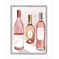 thumbnail image 1 of Stupell Industries Paris Drinks Pink Red Watercolor Painting Framed Wall Art by Grace Popp, 11" x 14", Gray Framed, 1 of 1