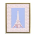 thumbnail image 1 of Stupell Industries Paris Pastel Eiffel Tower Gold Framed Floater Canvas Wall Art design by Pooja Dave, 31 x 25, 1 of 9