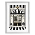 thumbnail image 1 of Stupell Industries Art Deco Paris Storefront Facade Gray Framed Print Under Glass, 17 x 23, by Petals Prints Design, 1 of 8