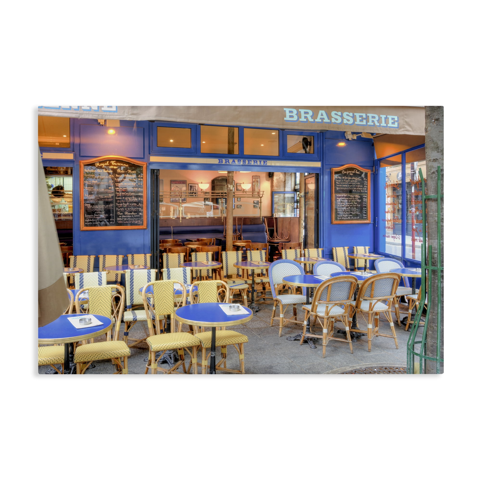Stupell Industries Parisian Brasserie Terrace Canvas Wall Art, design by Alan Blaustein