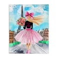 thumbnail image 1 of Stupell Industries Parisian Fashionista & Bouquet Canvas Wall Art design by Jess Stempel, 30 x 24, 1 of 7