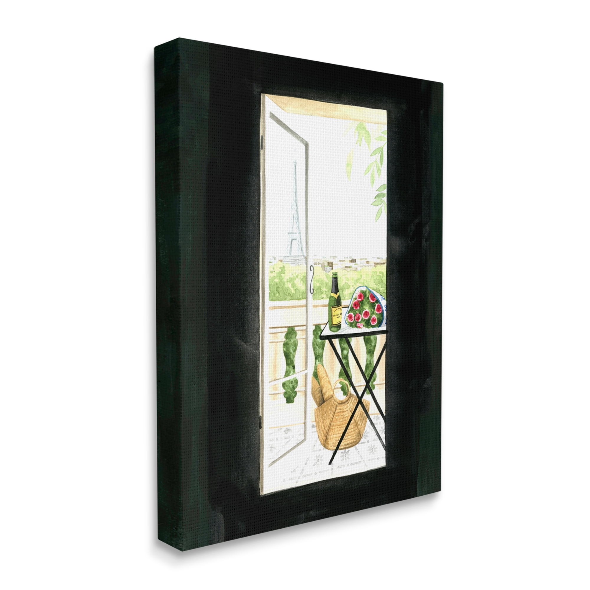 Stupell Industries Parisian Room Entryway Classic European Balcony Opening, 30 x 40, Design by Grace Popp