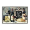 thumbnail image 1 of Stupell Industries Parisian Wine & Cheese Food & Beverage Painting Gray Framed Art Print Wall Art, 30 x 20, 1 of 2