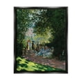 thumbnail image 1 of Stupell Industries Parisians In Parc Classical Painting Style Jet Black Framed Floating Canvas Wall Art, 16x20, by Marcus Jules, 1 of 5