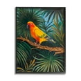 thumbnail image 1 of Stupell Industries Parrot in Tropical Trees Animals & Insects Painting Black Framed Art Print Wall Art, 24 x 30, 1 of 9