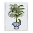 thumbnail image 1 of Stupell Industries Parrots on Ornate Planter Botanical & Floral Painting White Framed Art Print Wall Art, 16 x 20, 1 of 10