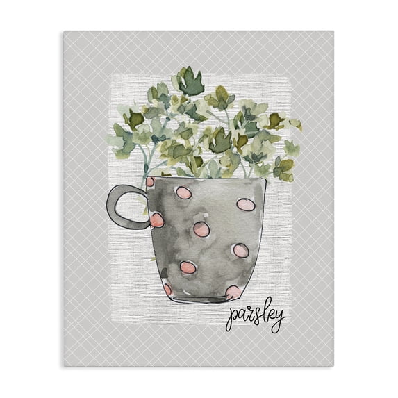 Stupell Industries Cottage Parsley Herb Mug Canvas Art, 30 x 40, by Livi Finn