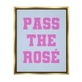 thumbnail image 1 of Stupell Industries Pass the Rose Phrase Inspirational Painting Gold Floater Framed Canvas Art Print Wall Art, 25 x 31, 1 of 10